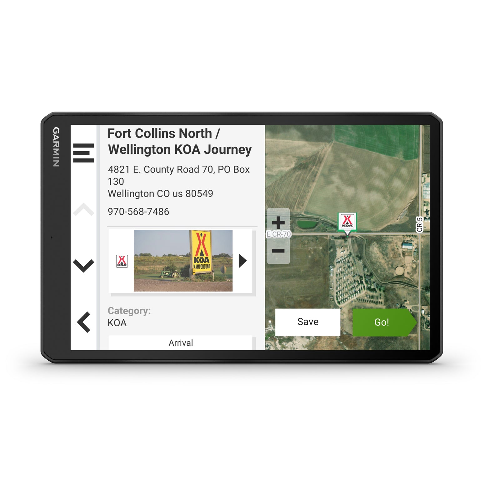 Garmin RV 1095 GPS RV Navigator Black