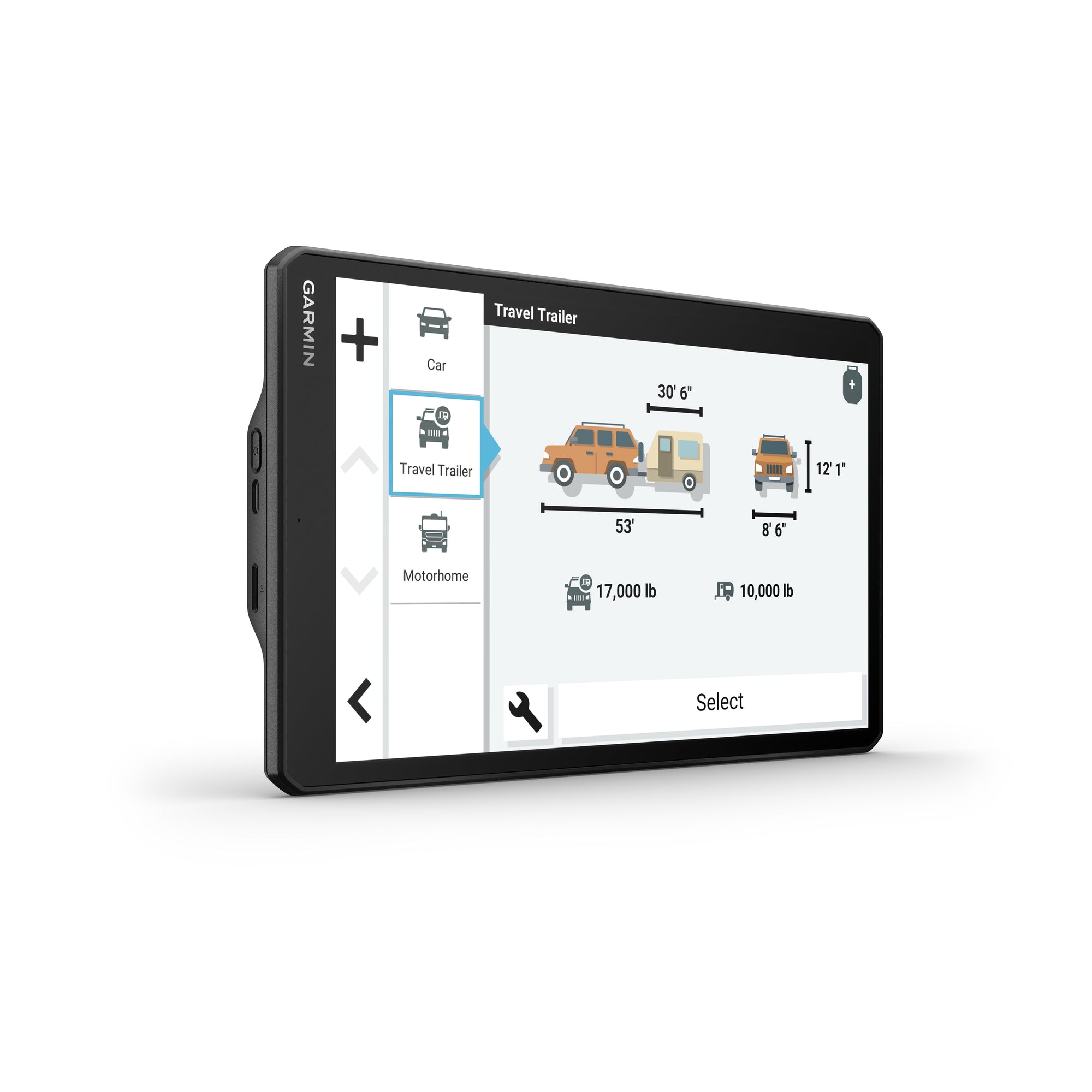 Garmin RV 1095 GPS RV Navigator Black