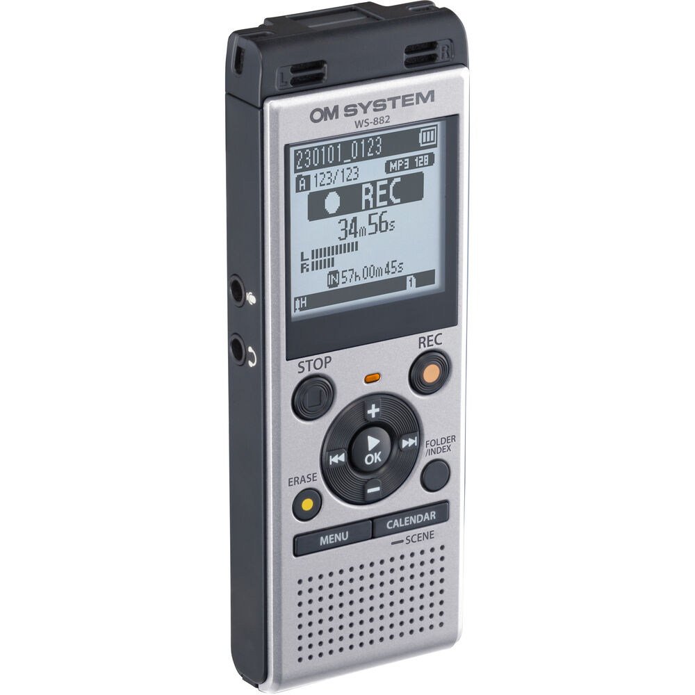 OM System WS-882 Stereo Digital Voice Recorder