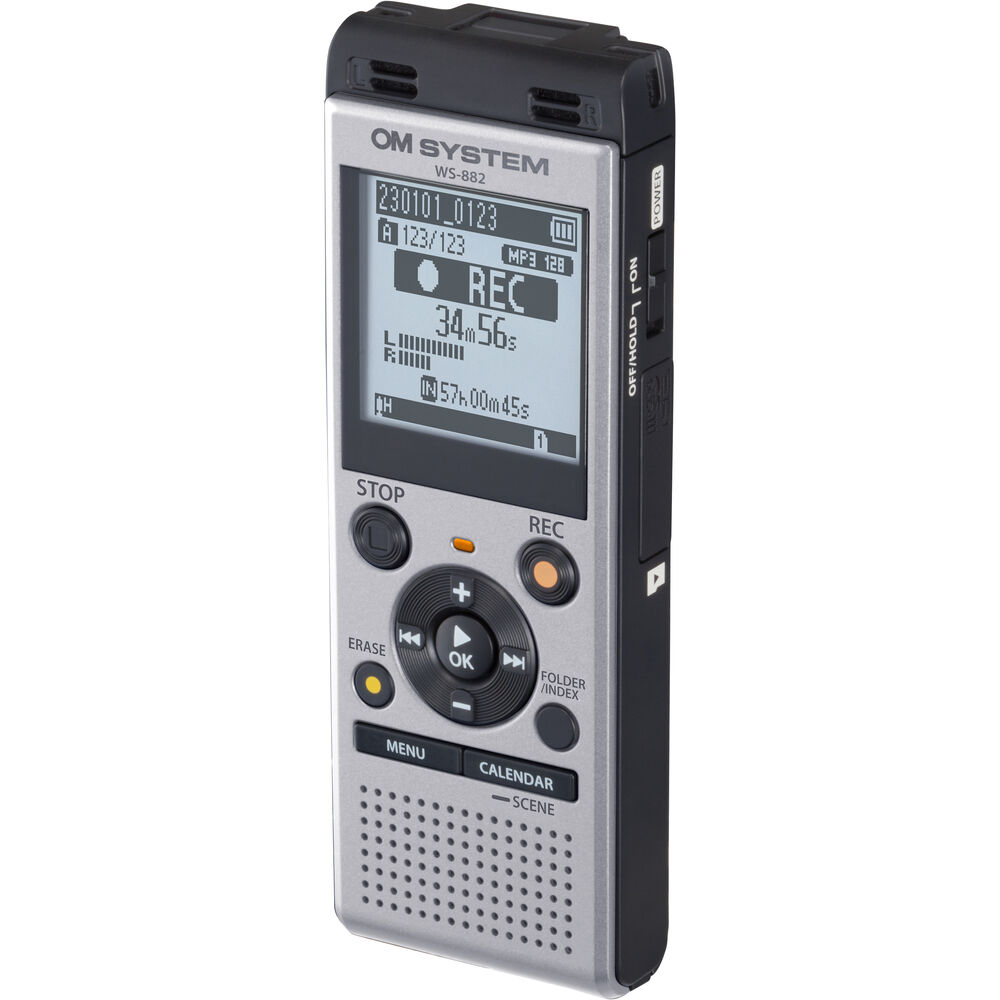 OM System WS-882 Stereo Digital Voice Recorder