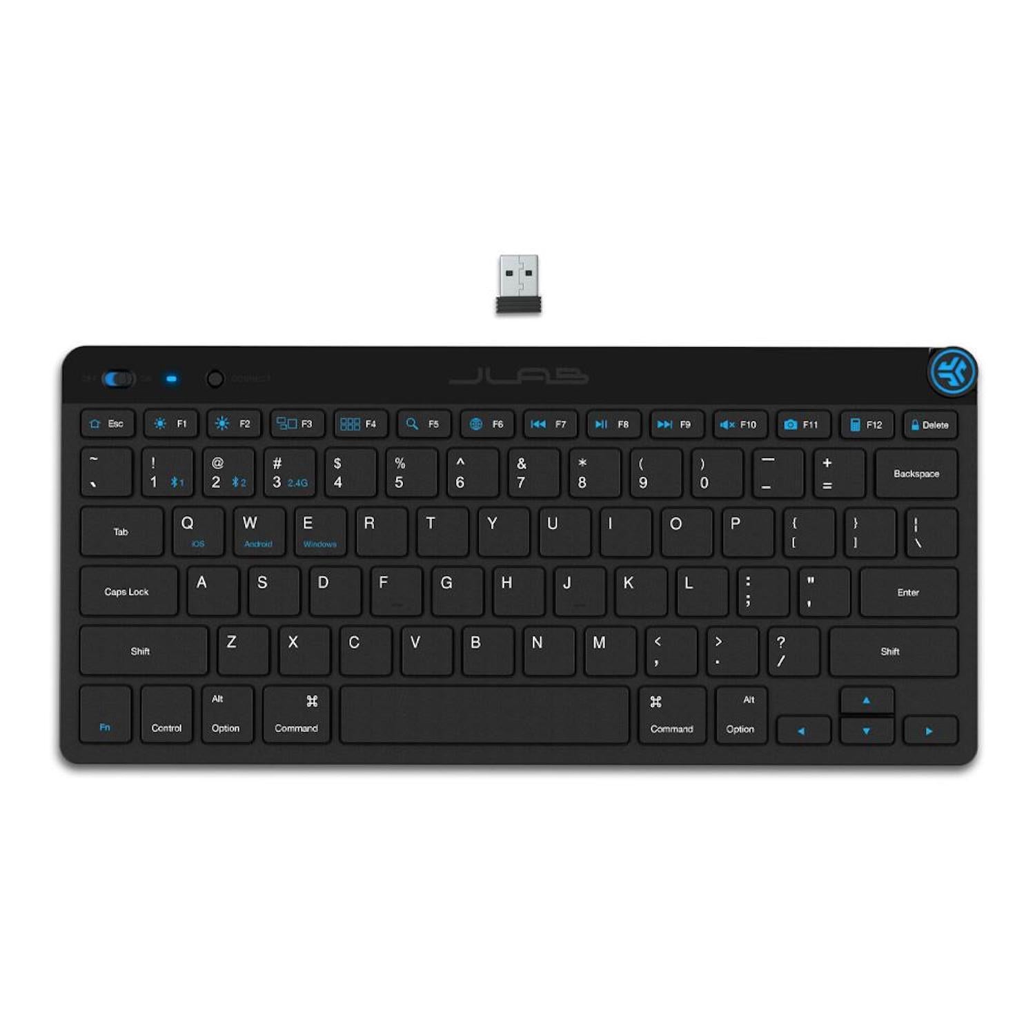 JLab Audio Go Wireless Keyboard Black