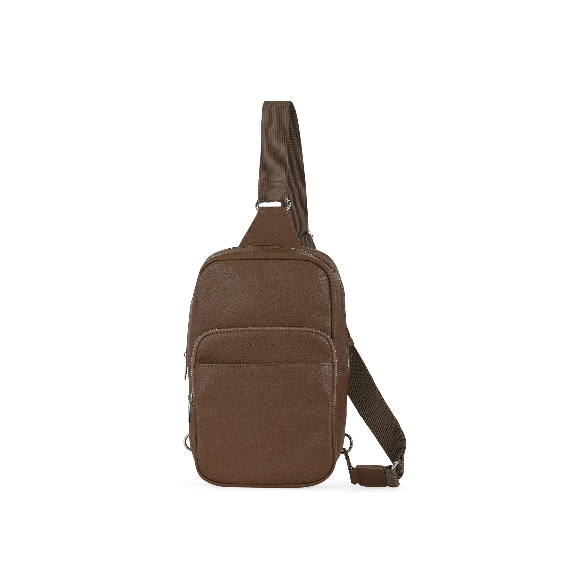 Bugatti 12" Gift Giving Sling Bag Brown