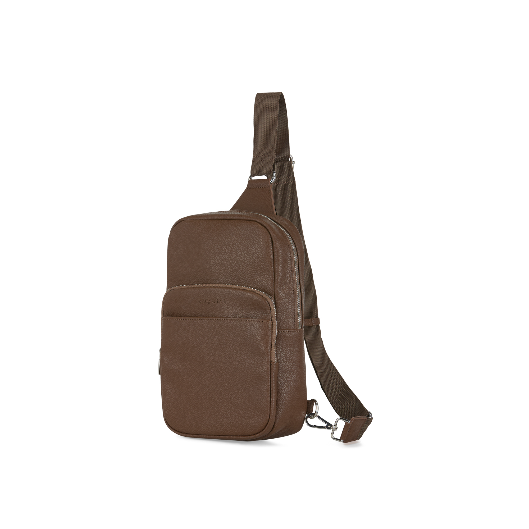 Bugatti 12" Gift Giving Sling Bag Brown