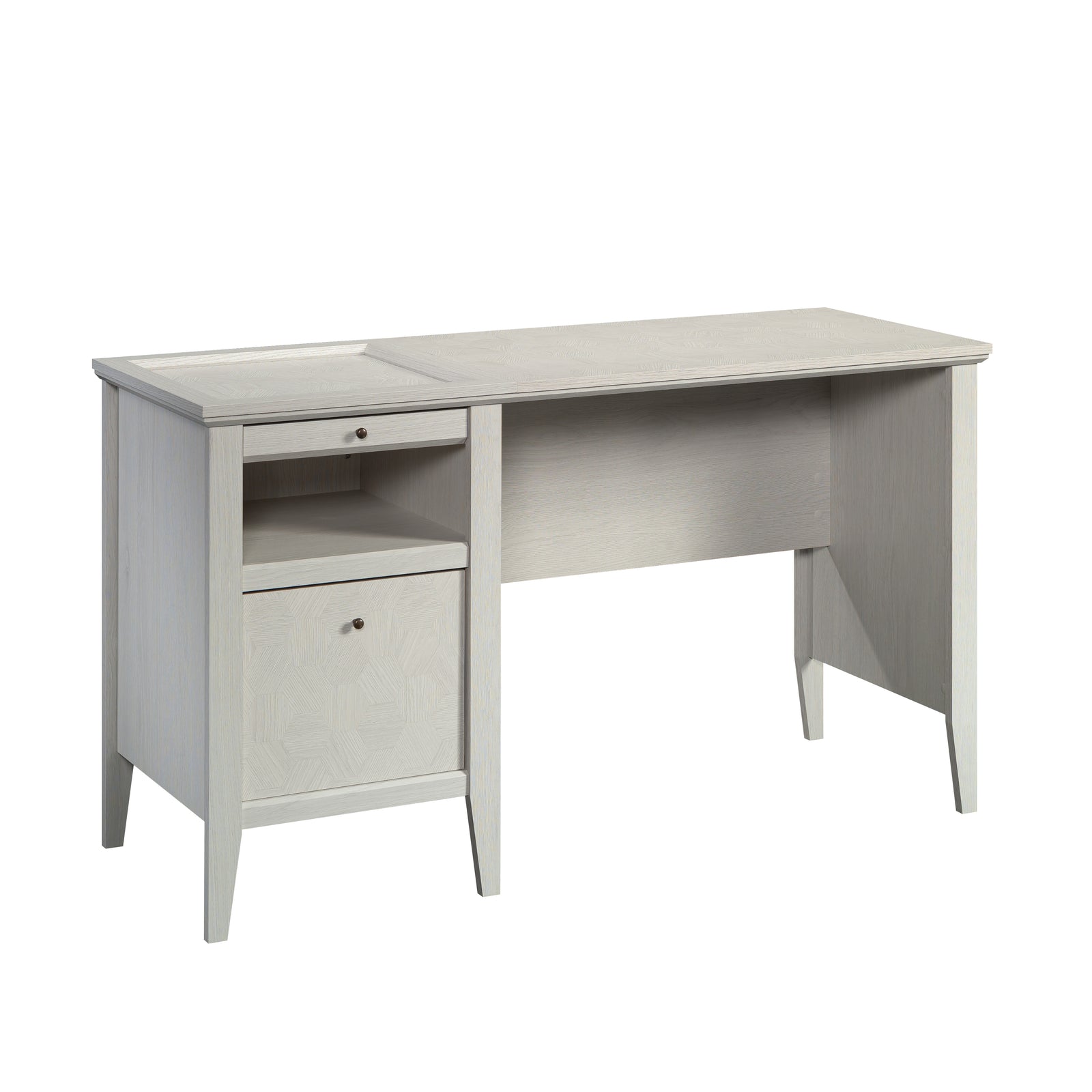 Sauder 53" Larkin Ledge Desk Glacier Oak