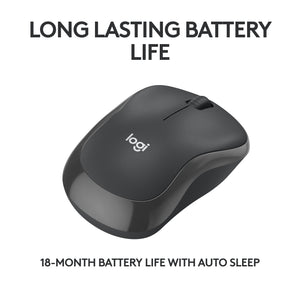 Logitech M240 Silent Wireless Mouse Graphite