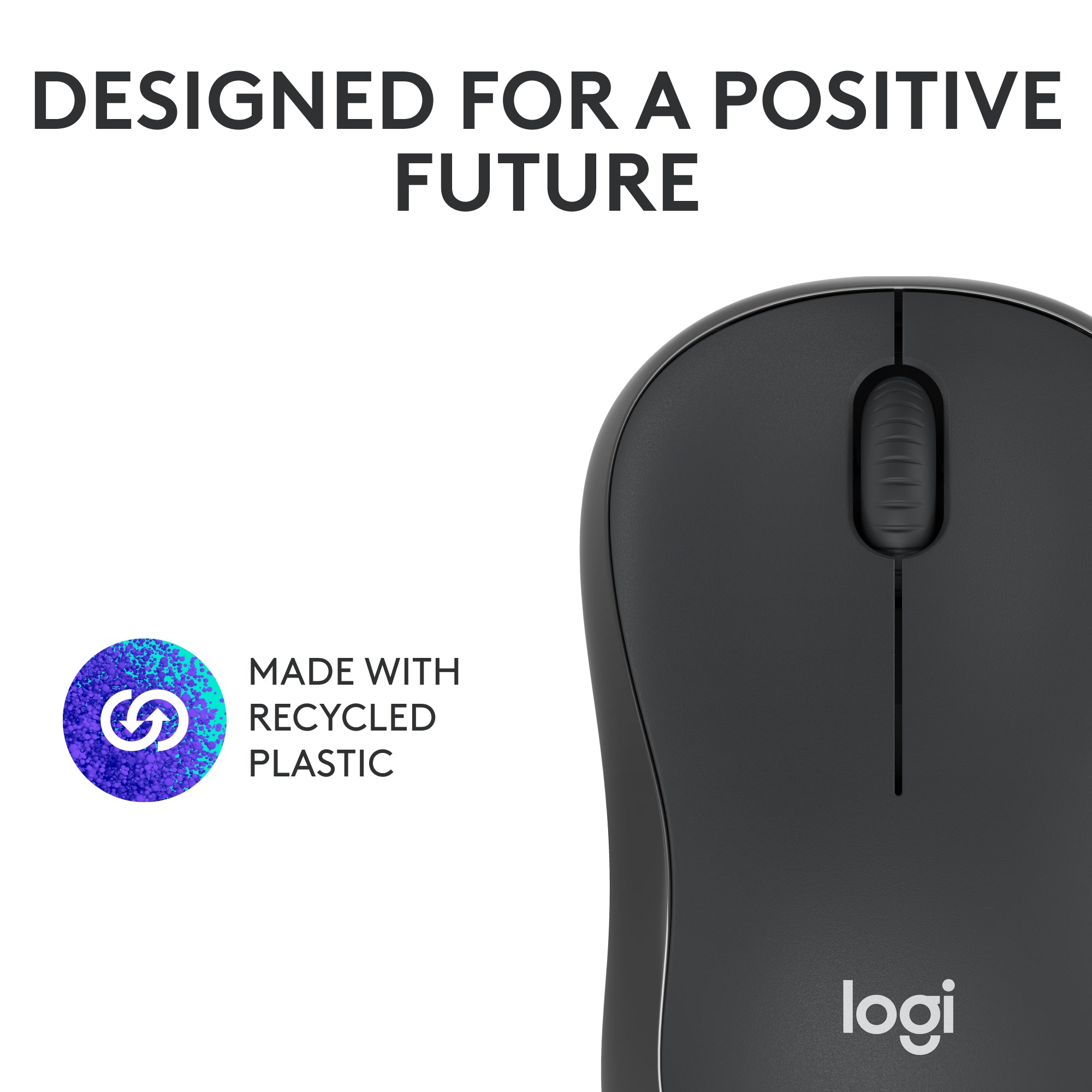 Logitech M240 Silent Wireless Mouse Graphite