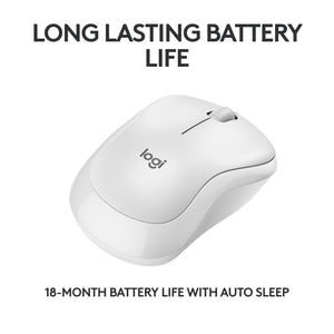 Logitech M240 Silent Wireless Mouse Off-White