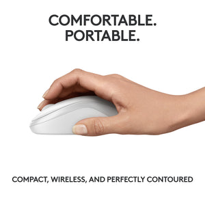 Logitech M240 Silent Wireless Mouse Off-White