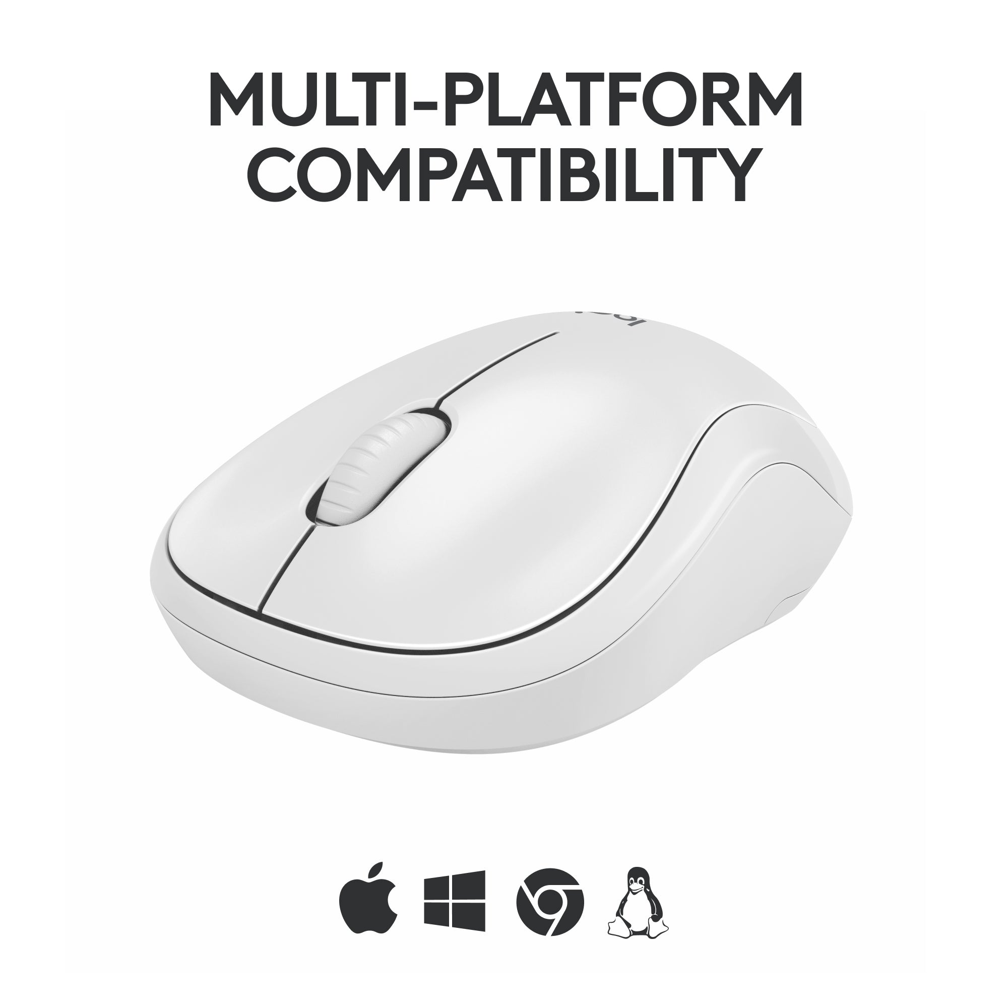 Logitech M240 Silent Wireless Mouse Off-White