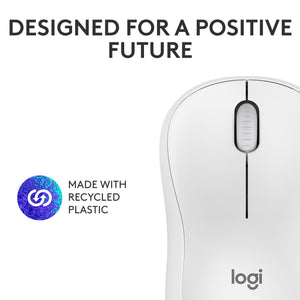 Logitech M240 Silent Wireless Mouse Off-White