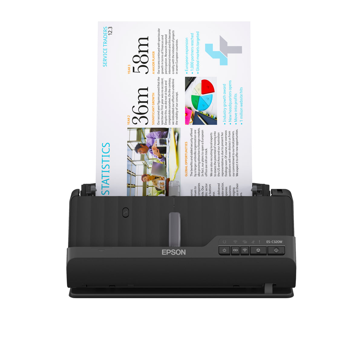 Epson WorkForce ES-C320W Desktop Document Scanner