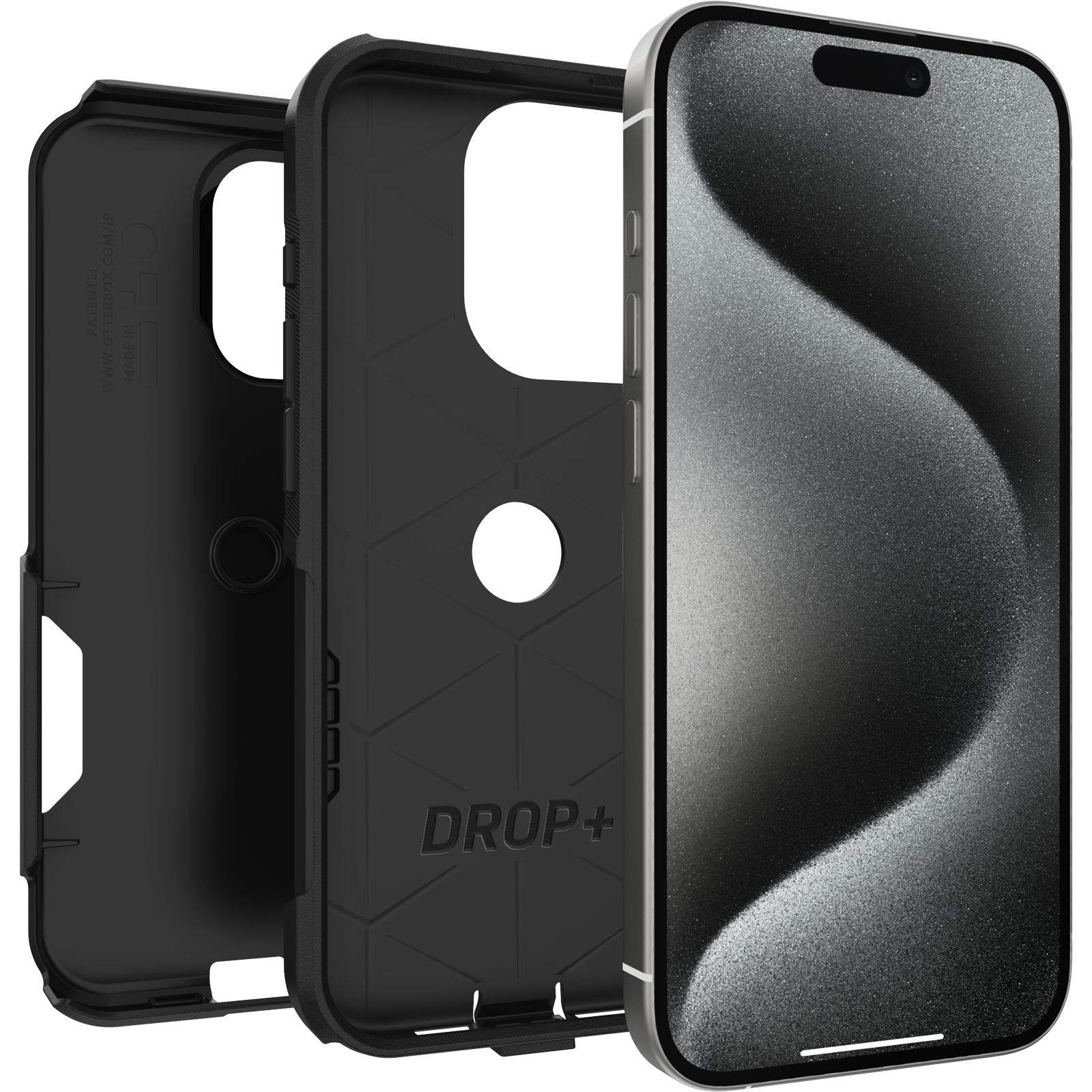 Otterbox Commuter Case for iPhone 15 Pro Black