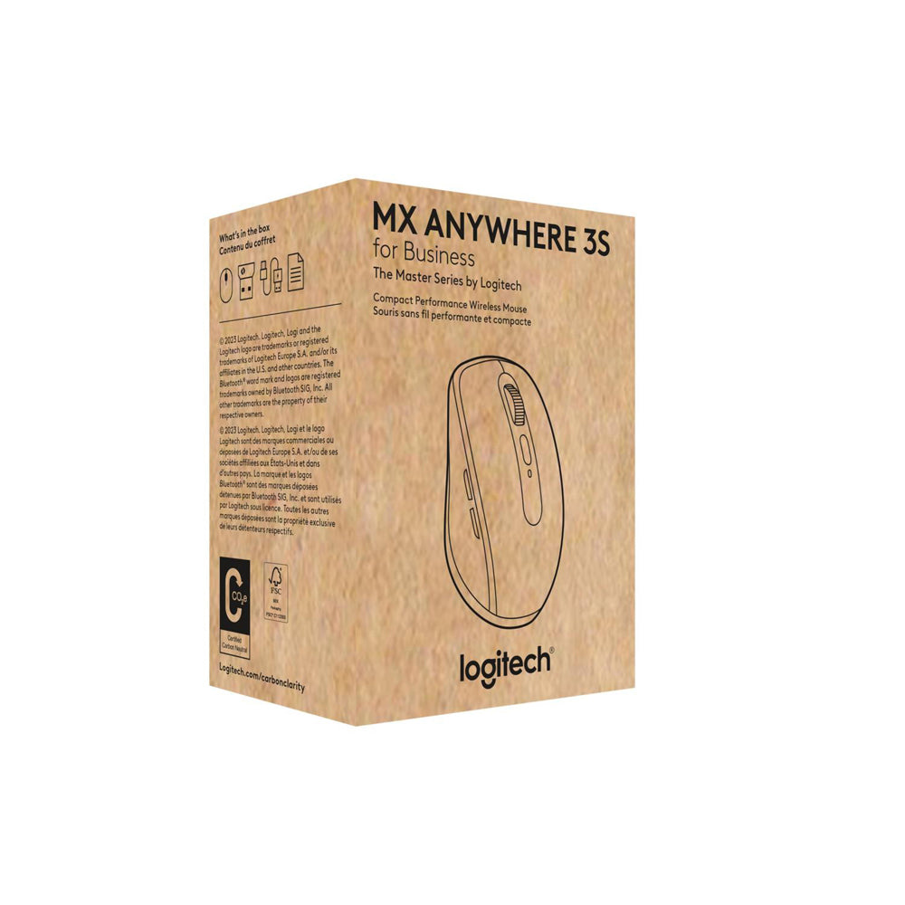 Logitech MX Anywhere 3S Wireless Mouse for Business Pale Grey