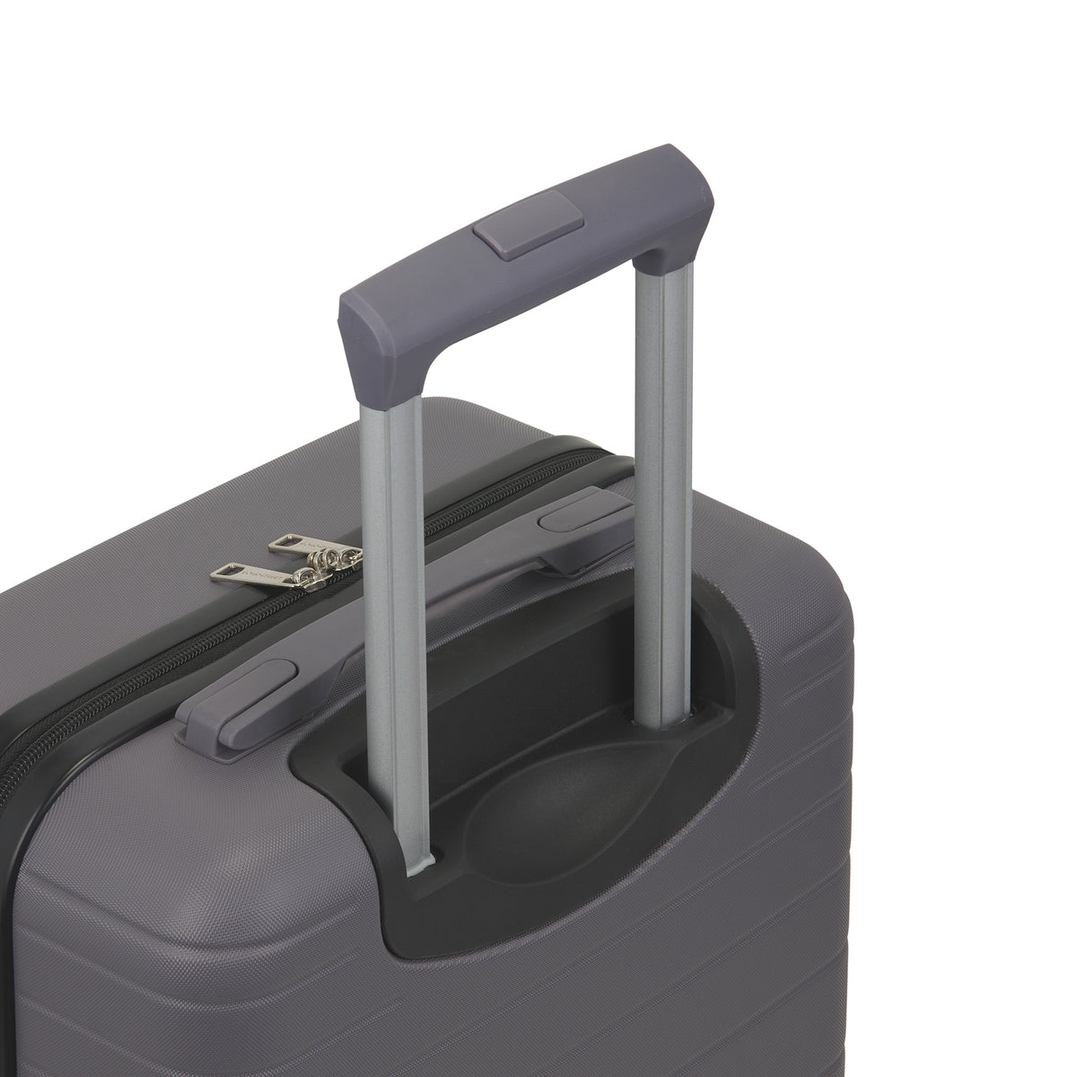 Bondstreet Panoramic 21.5" Hardside Carry on Luggage Charcoal