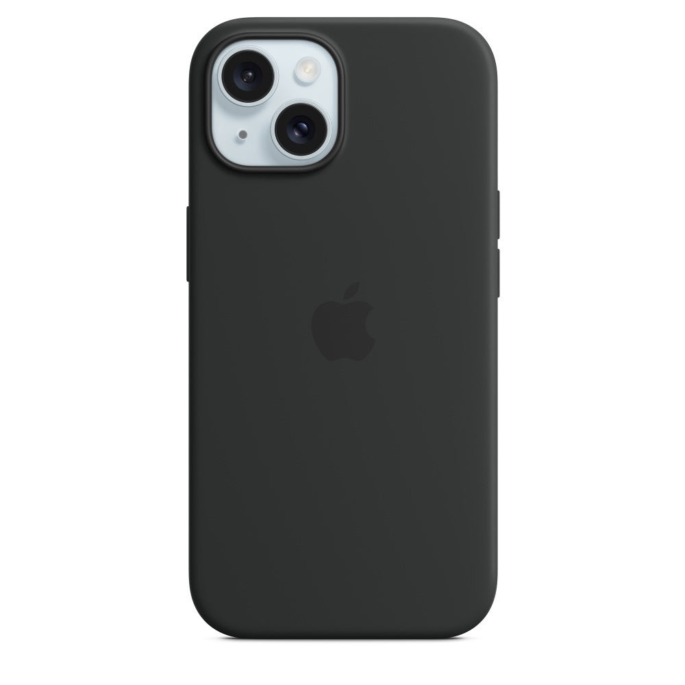 Apple iPhone 15 Plus Silicone Case MagSafe Black