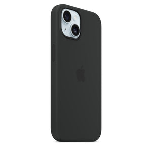 Apple iPhone 15 Plus Silicone Case MagSafe Black