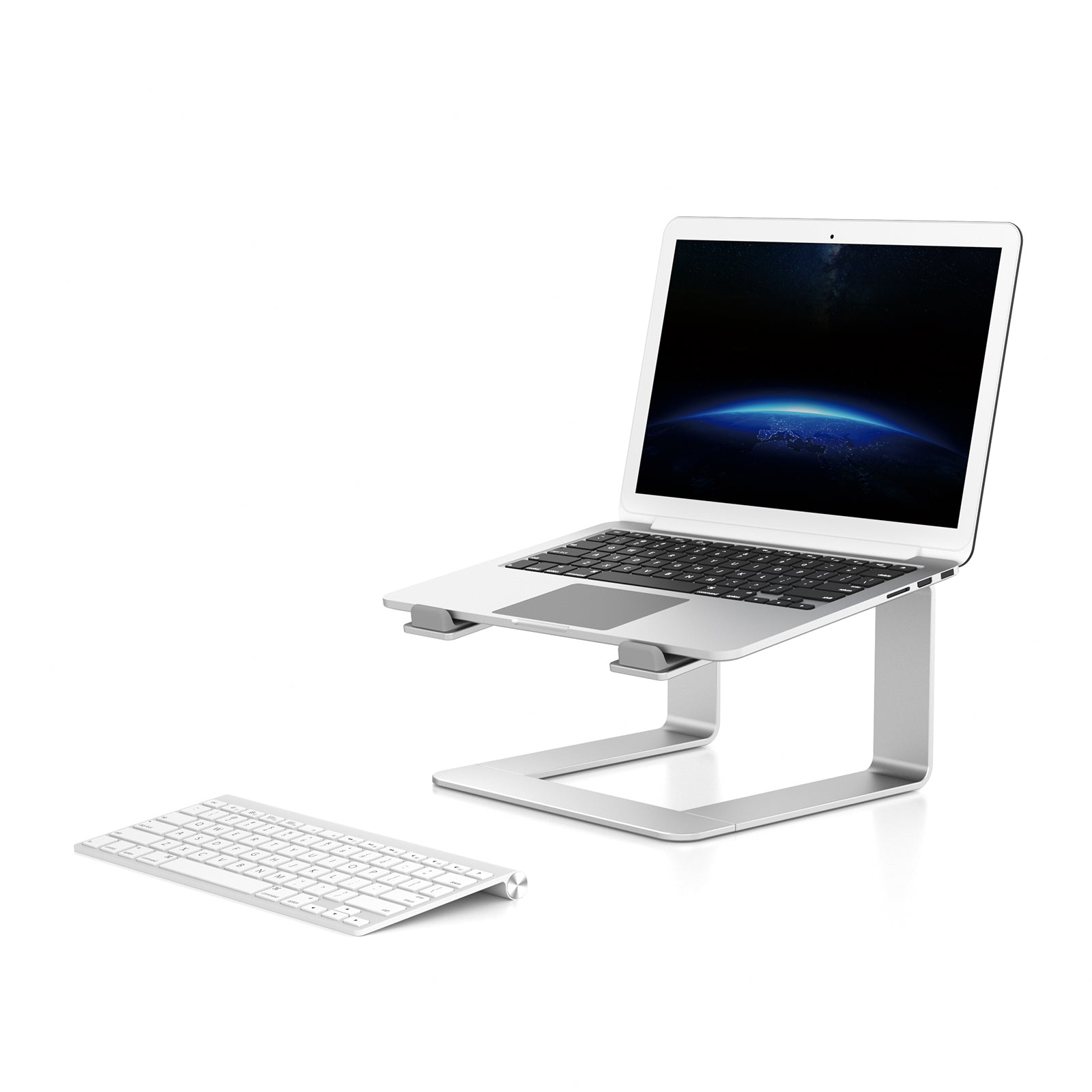 ShoppingAll Ergonomic Height and Angle Adjustable Laptop Stand Riser for Laptop