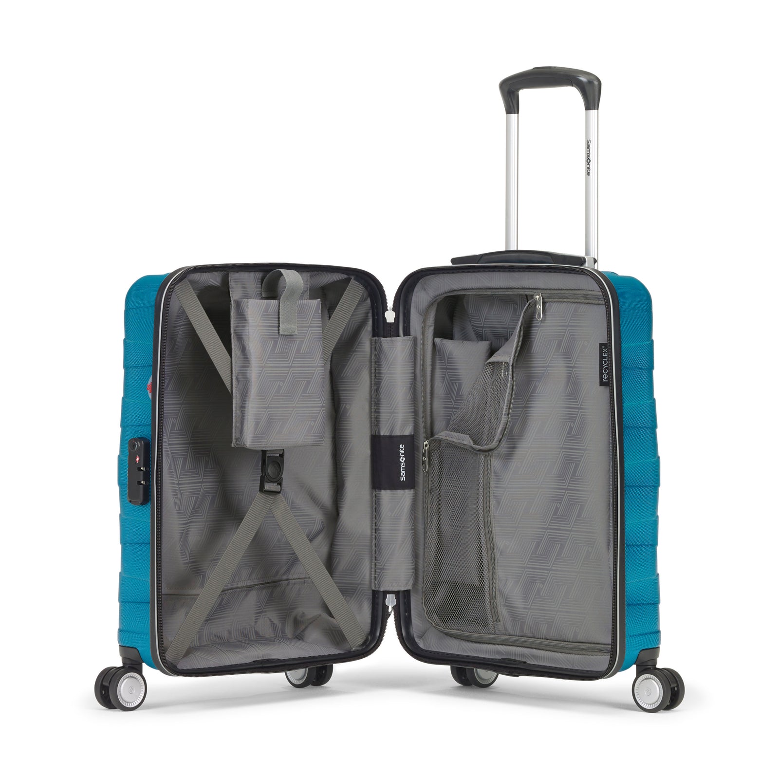 Samsonite Prestige NXT 21.5" Hardside Spinner Carry-On Luggage Turquoise Blue