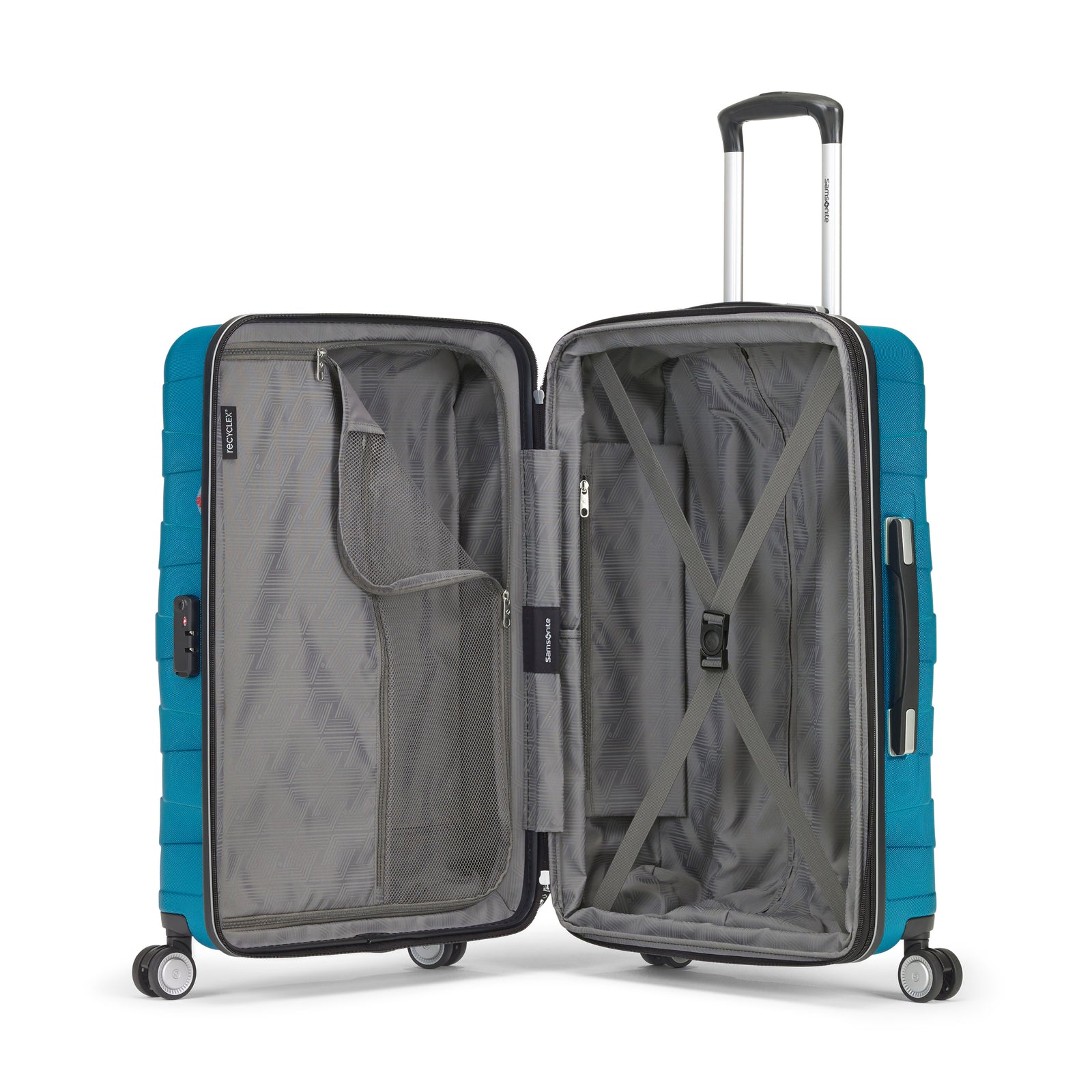 Samsonite Prestige NXT 30.5" Hardside Spinner Checked Luggage Turquoise