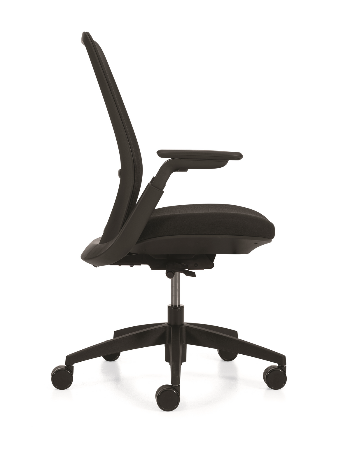 Offices to Go TL High Back Weight-Sensing Synchro-Tilter Chair Black