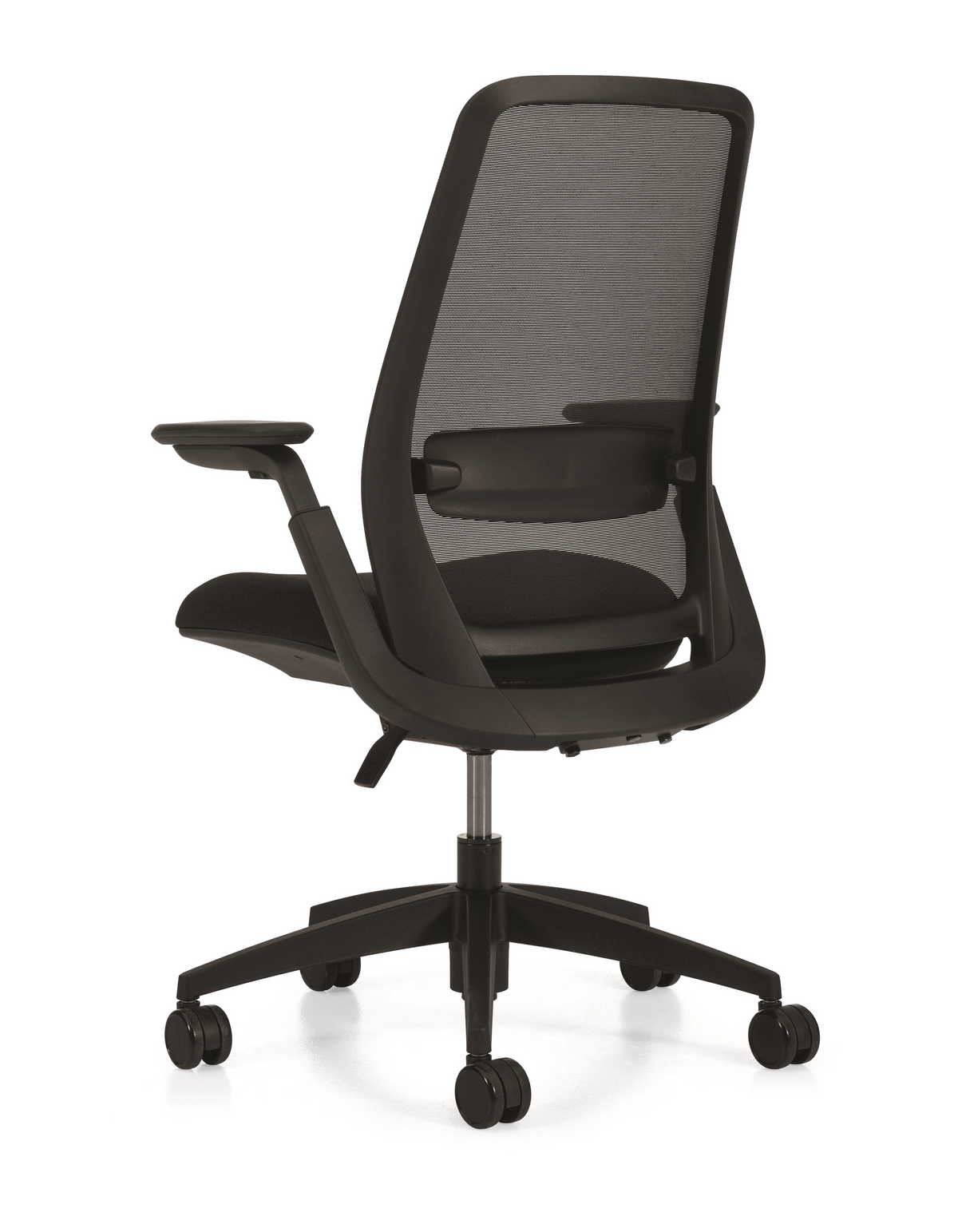 Offices to Go TL High Back Weight-Sensing Synchro-Tilter Chair Black