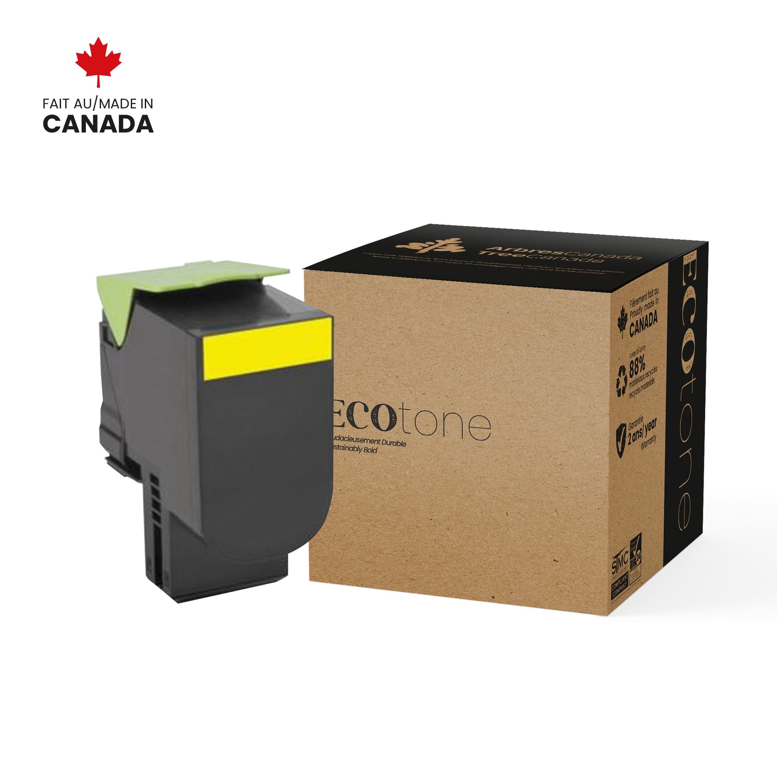 Ecotone Lexmark 78C10Y0 Yellow Toner Cartridge