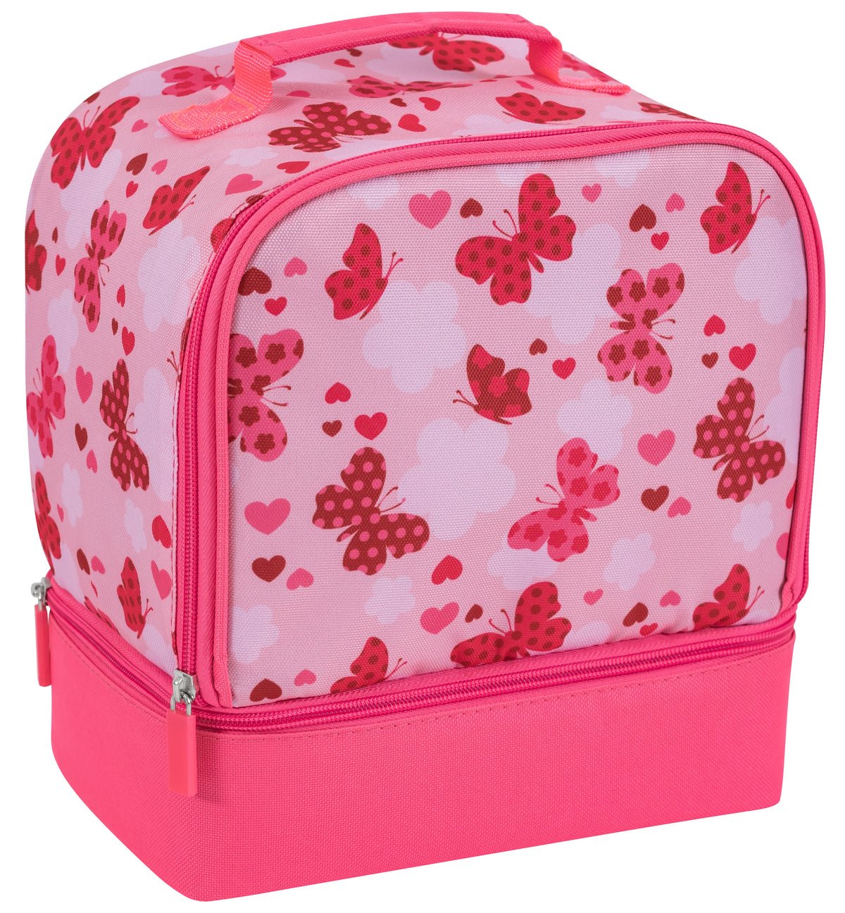 Merangue Dual Compartment Insulated Lunch Bag Butterfly