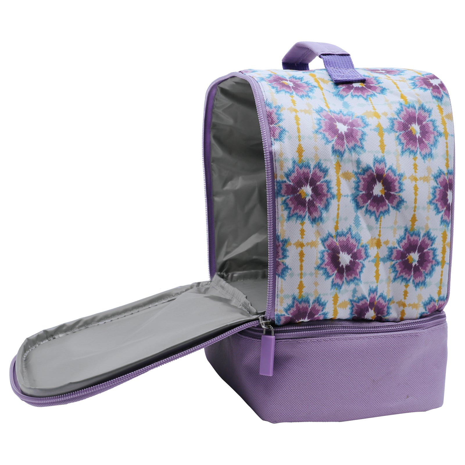 Merangue Dual Compartment Insulated Lunch Bag Tie Dye