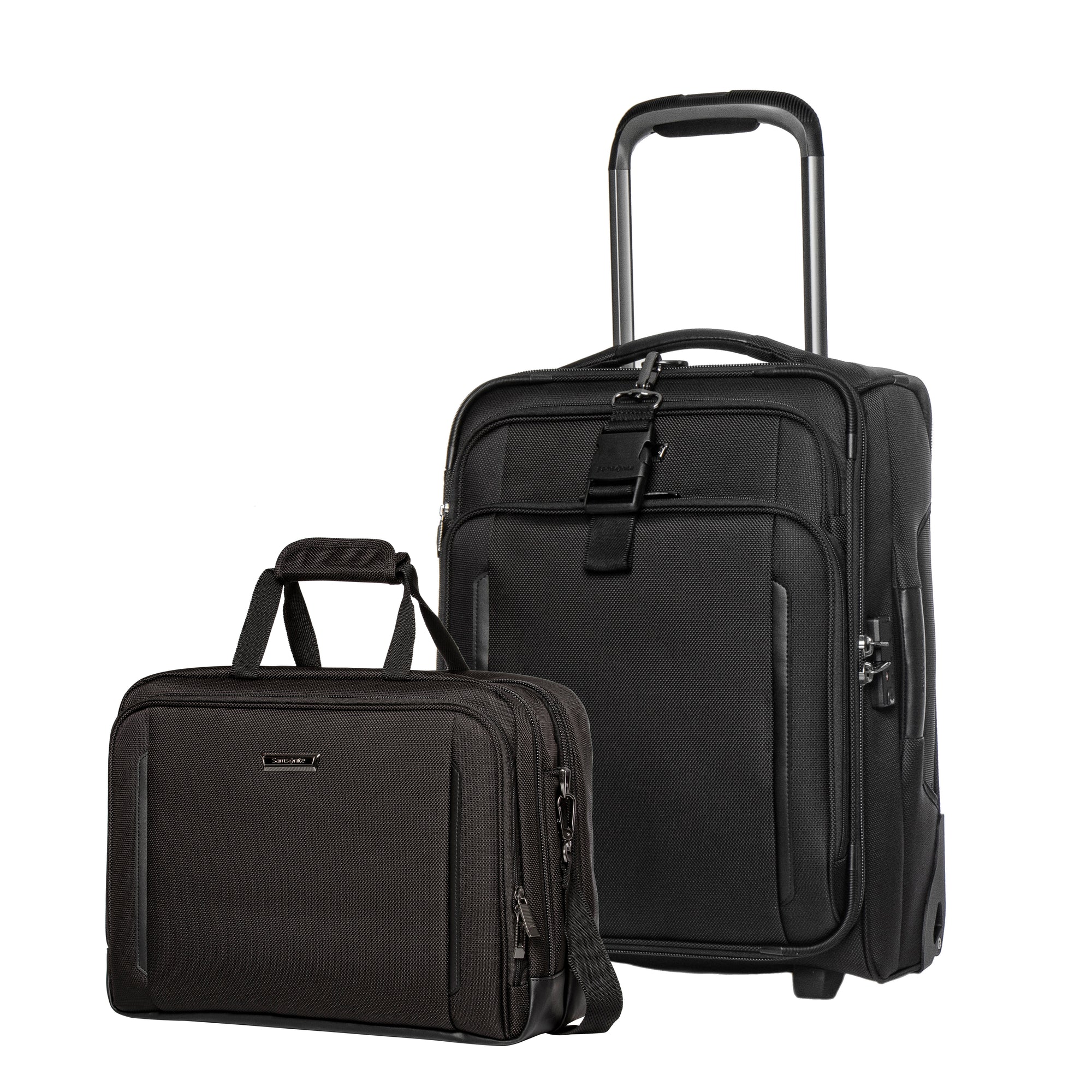 Samsonite Flight Series 2 Piece Softside Luggage Set Black