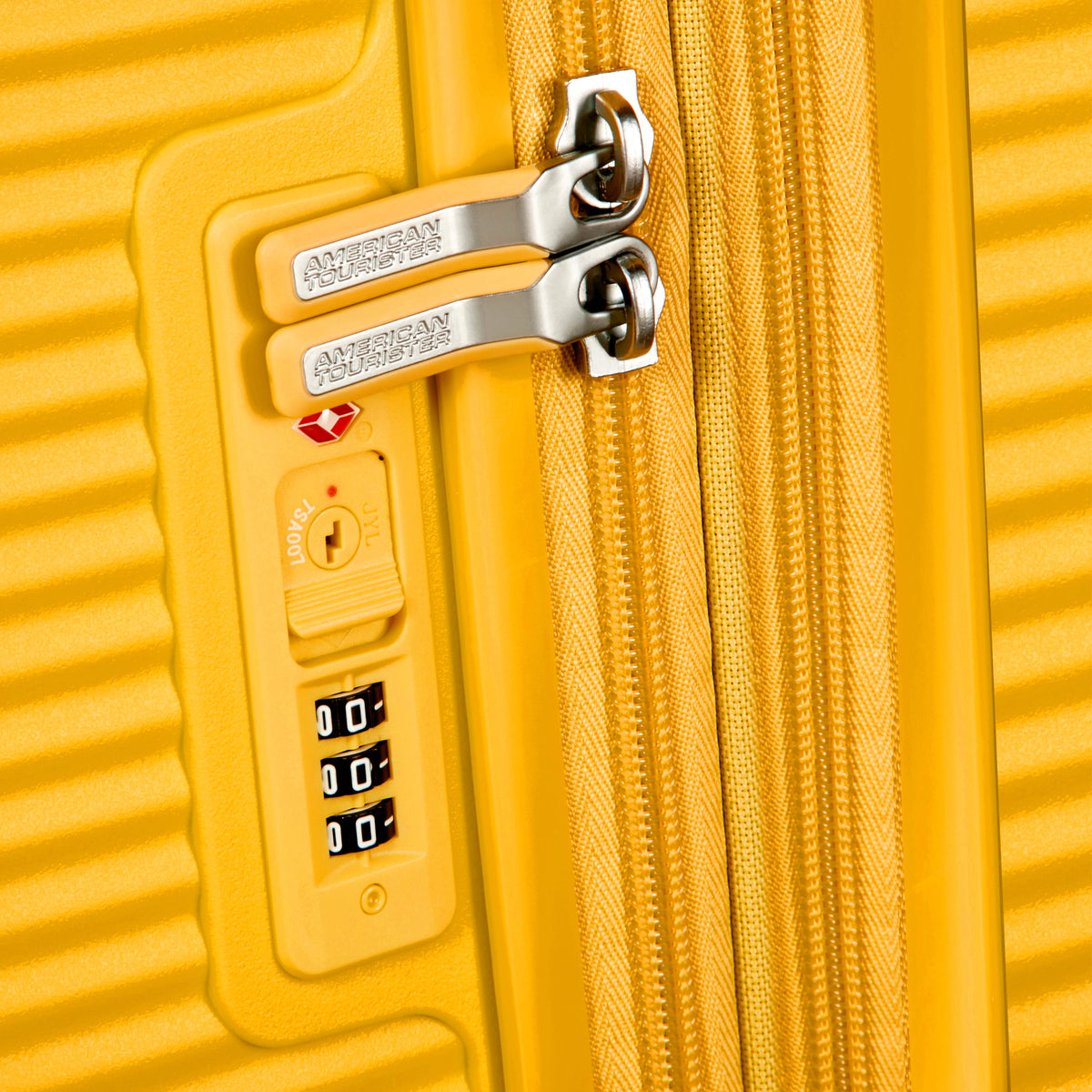American Tourister Curio 30" Large Expandable Hardside Spinner Luggage Yellow