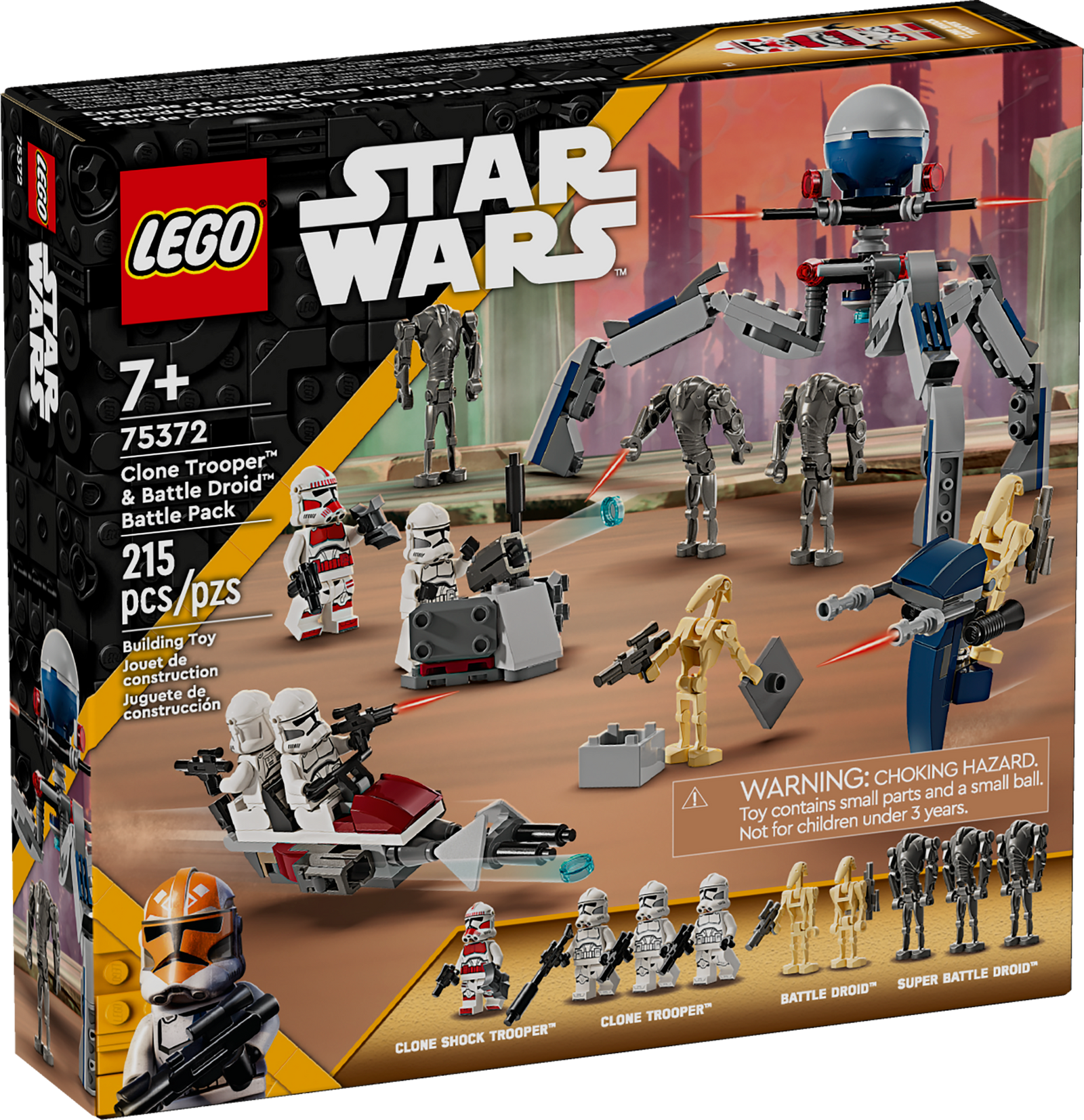 LEGO Star Wars Clone Trooper & Battle Droid Battle Pack 215 Pieces