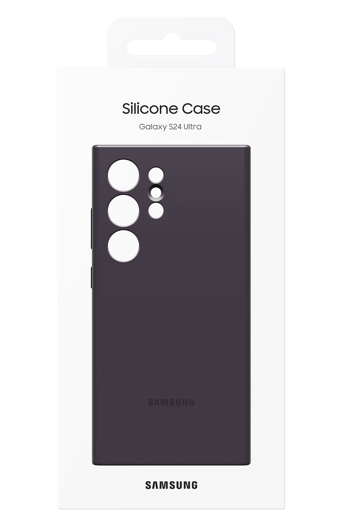 Samsung Silicone Case For Galaxy S24 Ultra Dark Violet