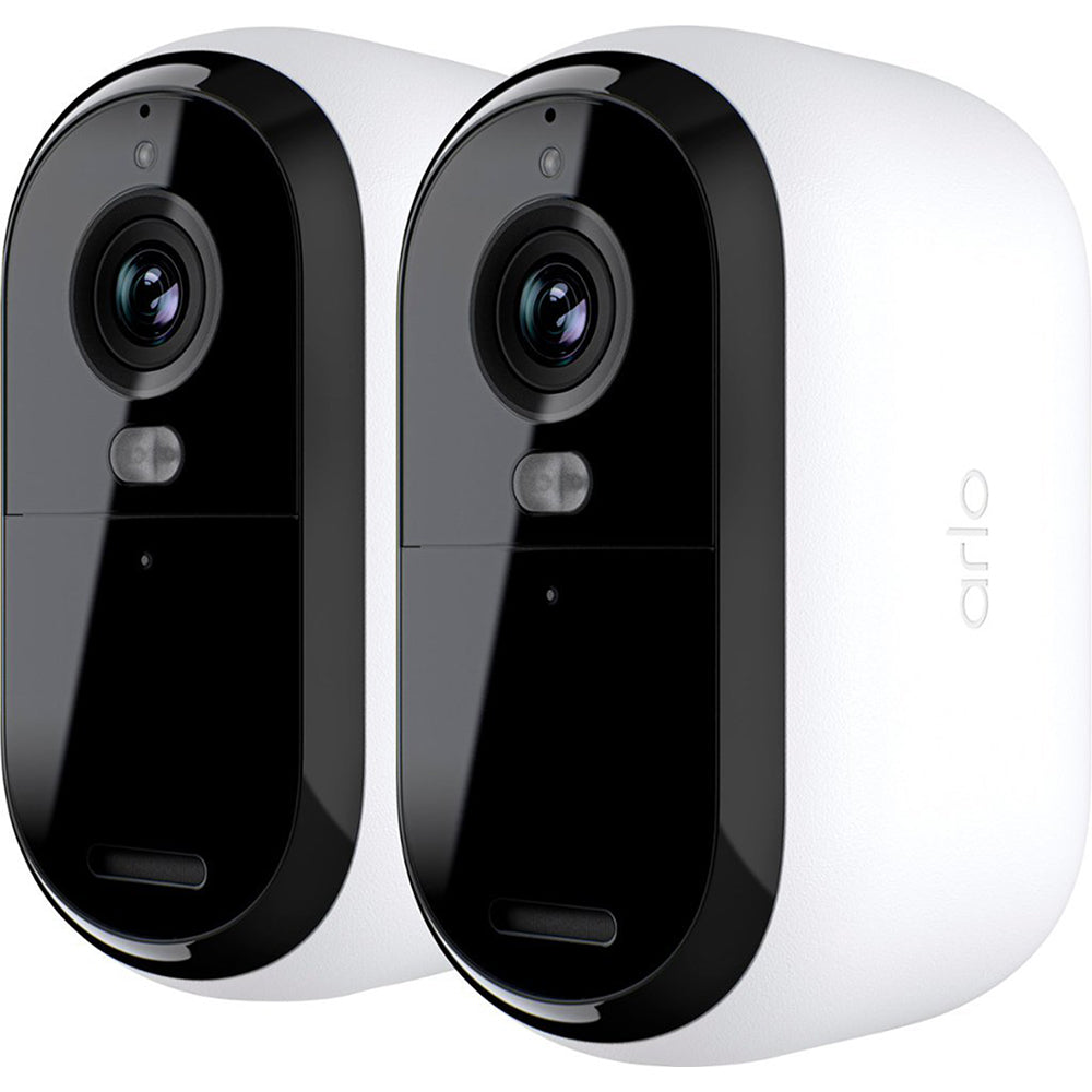 Arlo Essential Wire-Free Indoor/Outdoor 2K Security 2 Pack Camera