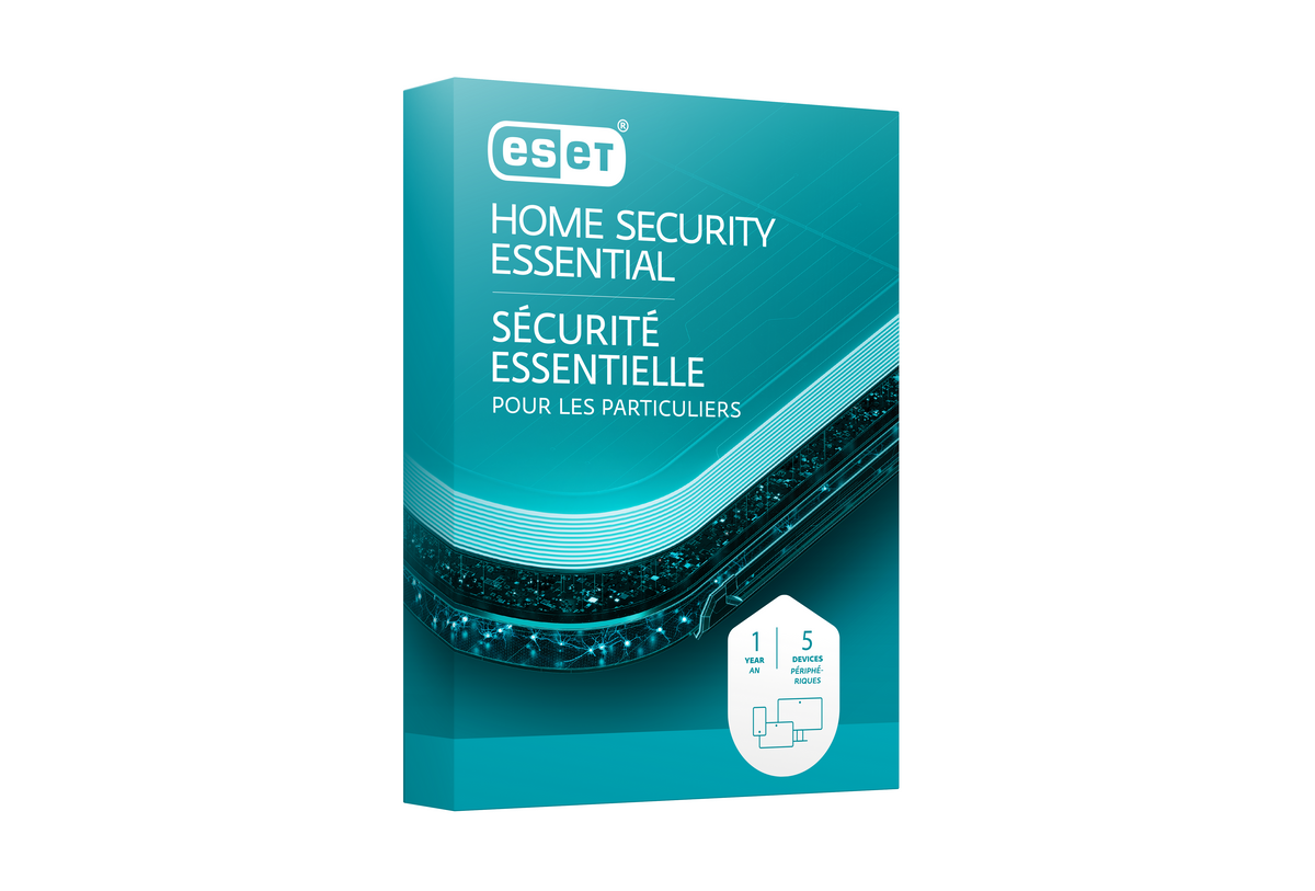 ESET Home Security Essential 5 Devices 1 Year Subscription