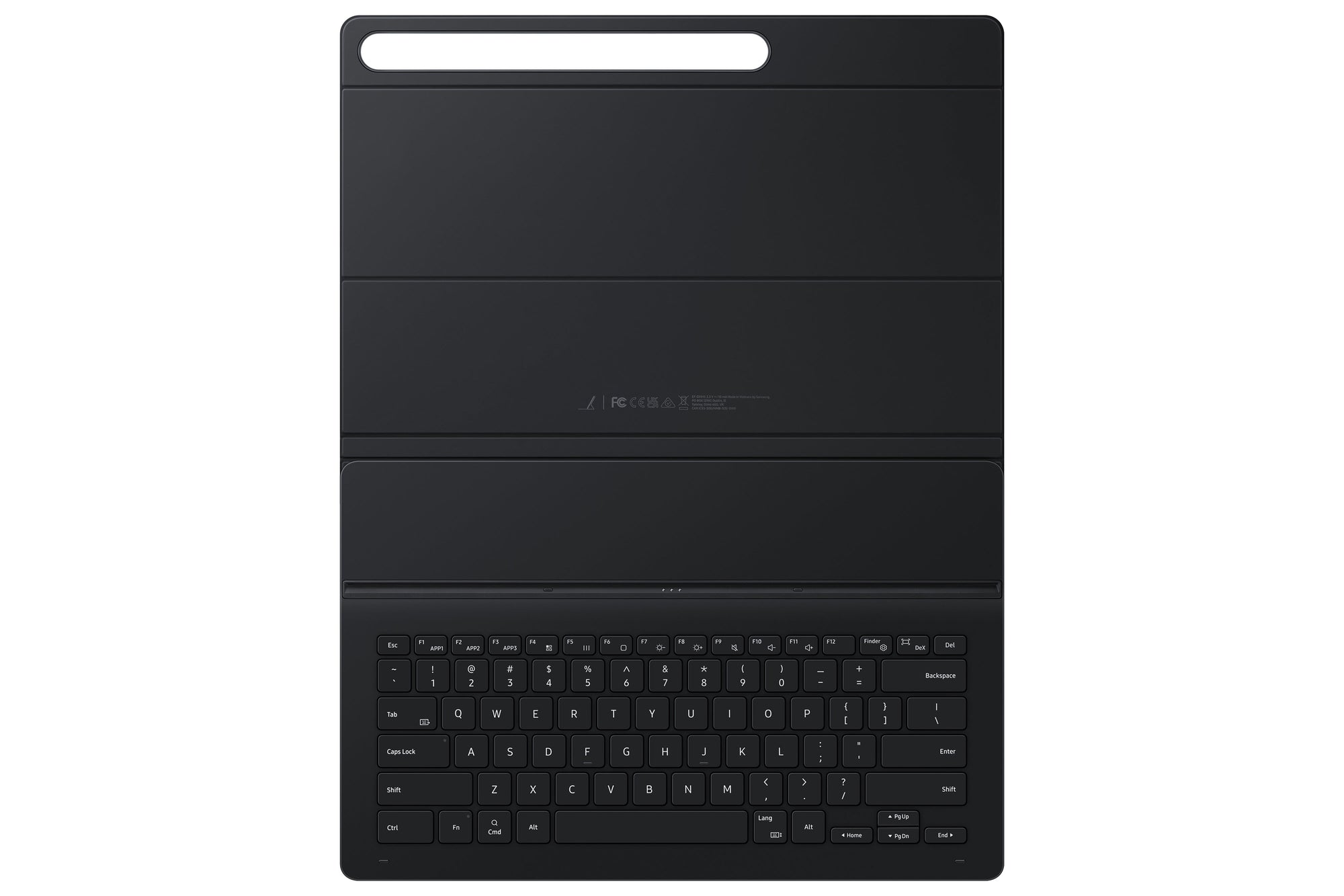 Samsung Galaxy Tab S9 Ultra Book Cover Keyboard Slim Black