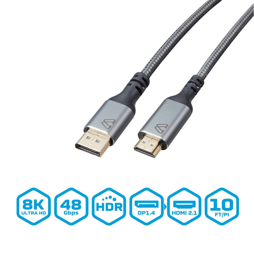 BlueDiamond Pro Display Port to HDMI 10ft Cable