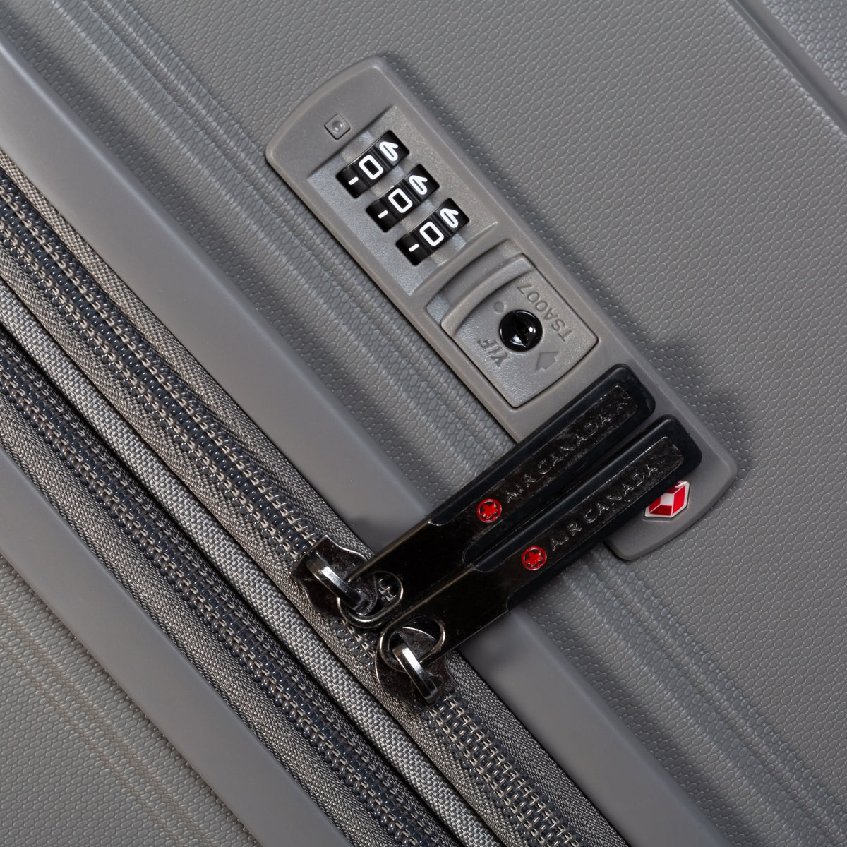 Air Canada 2 Piece Luggage Set Grey