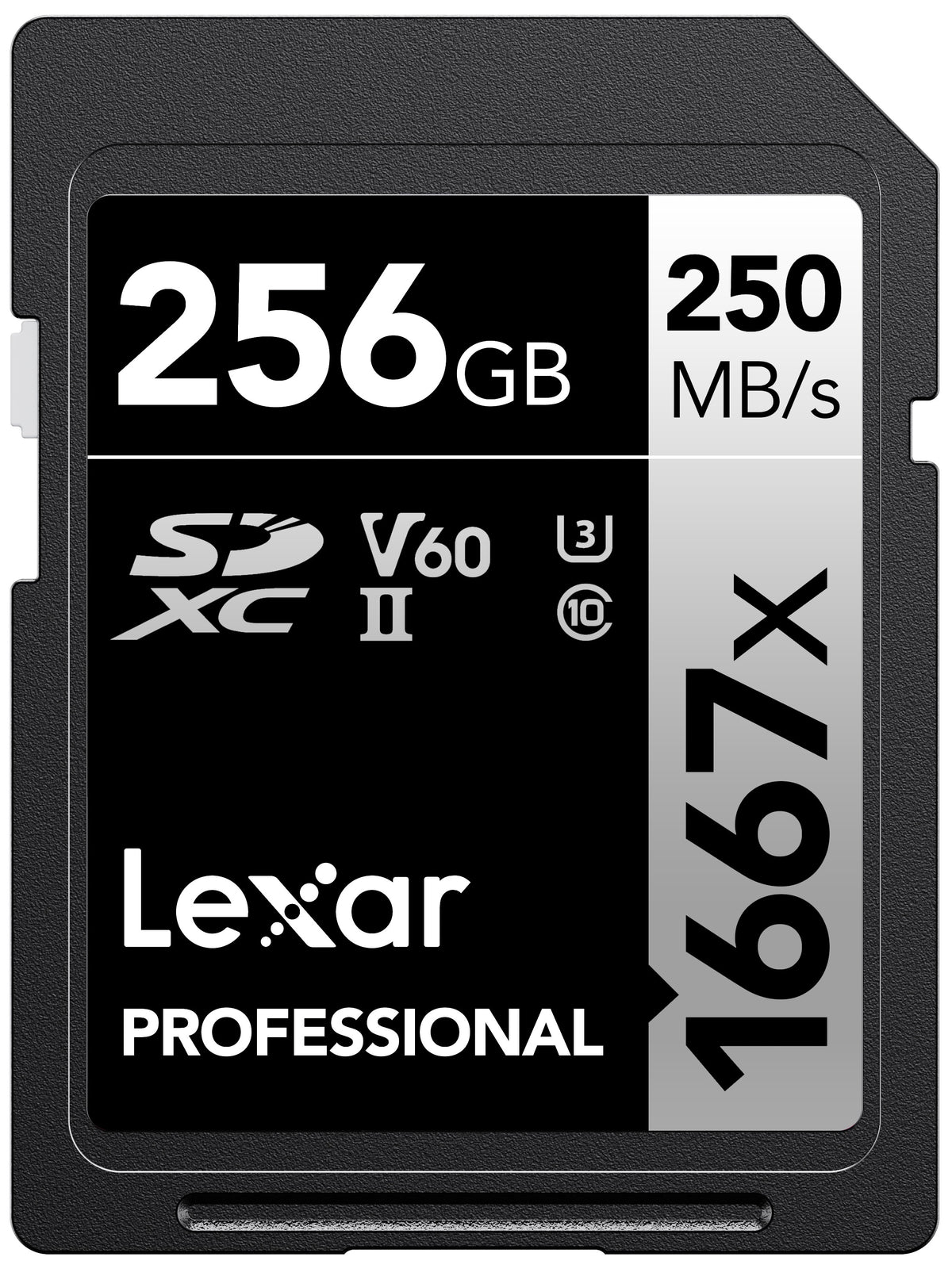 Lexar Professional 1667X SDXC 256GB Black