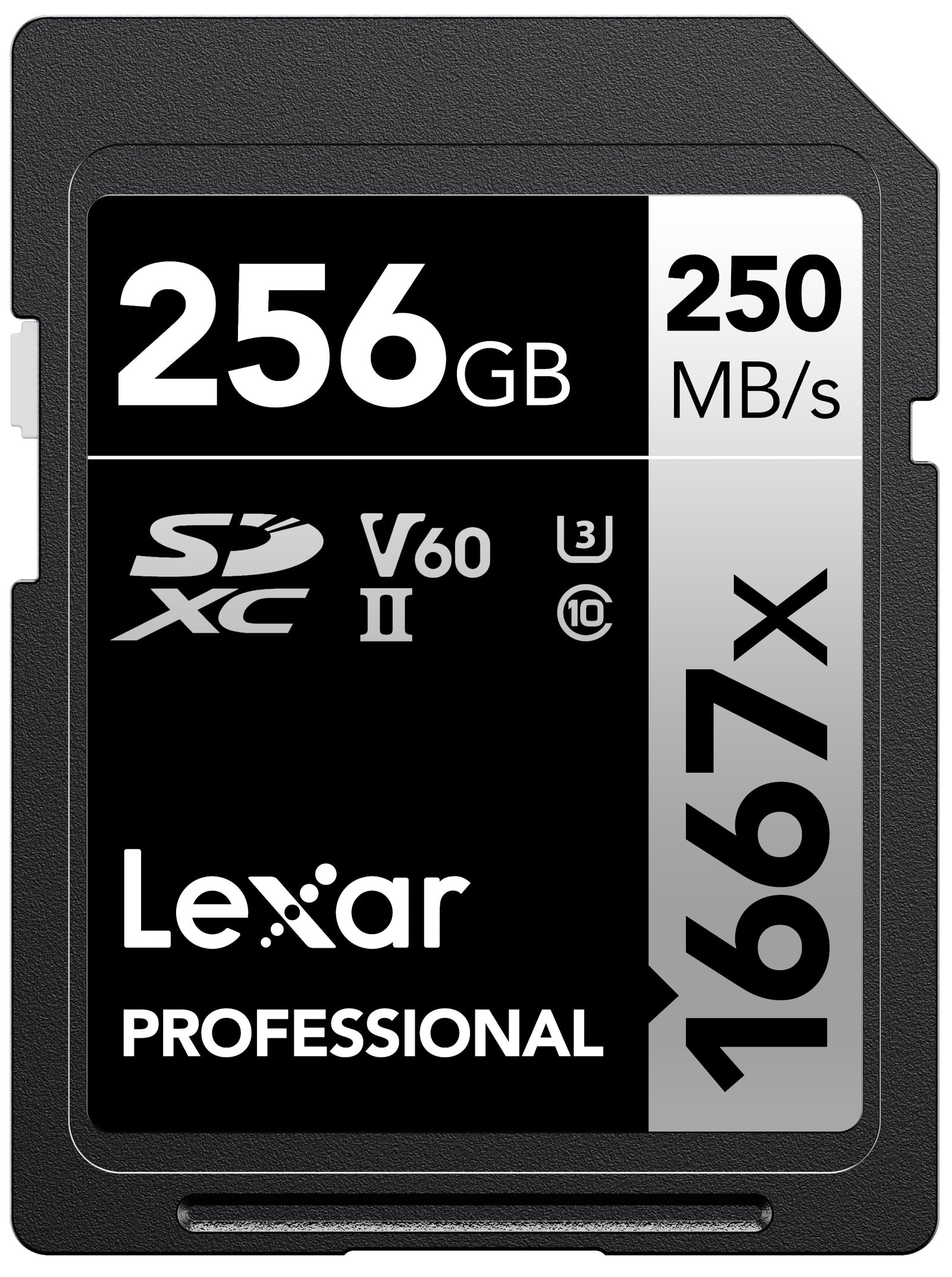 Lexar Professional 1667X SDXC 256GB Black