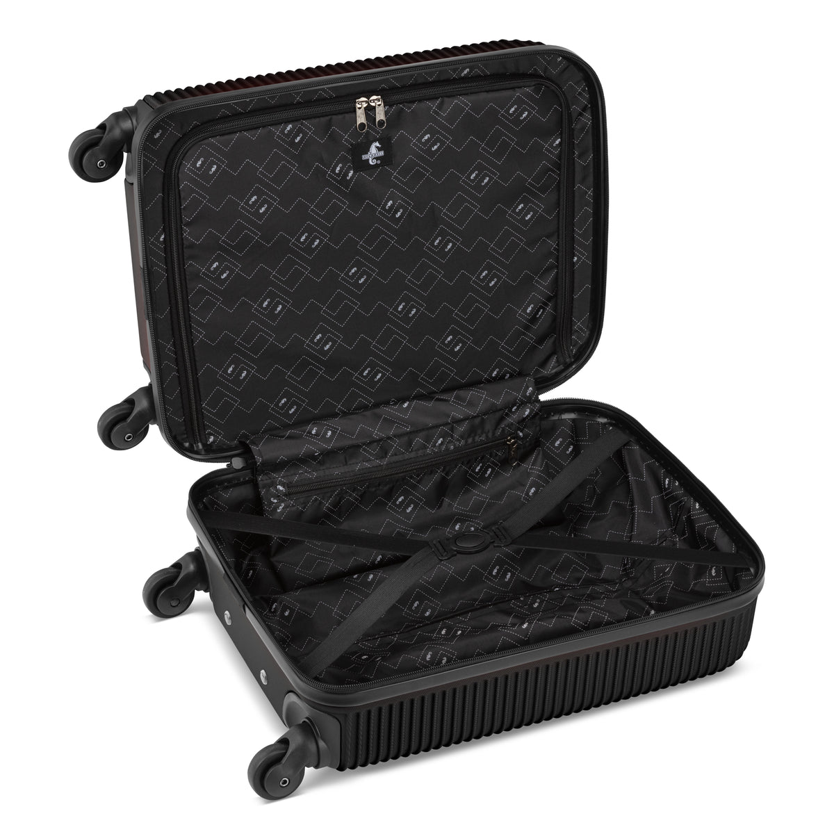 Atlantic Swerve 19&quot; Carry-on Luggage Black