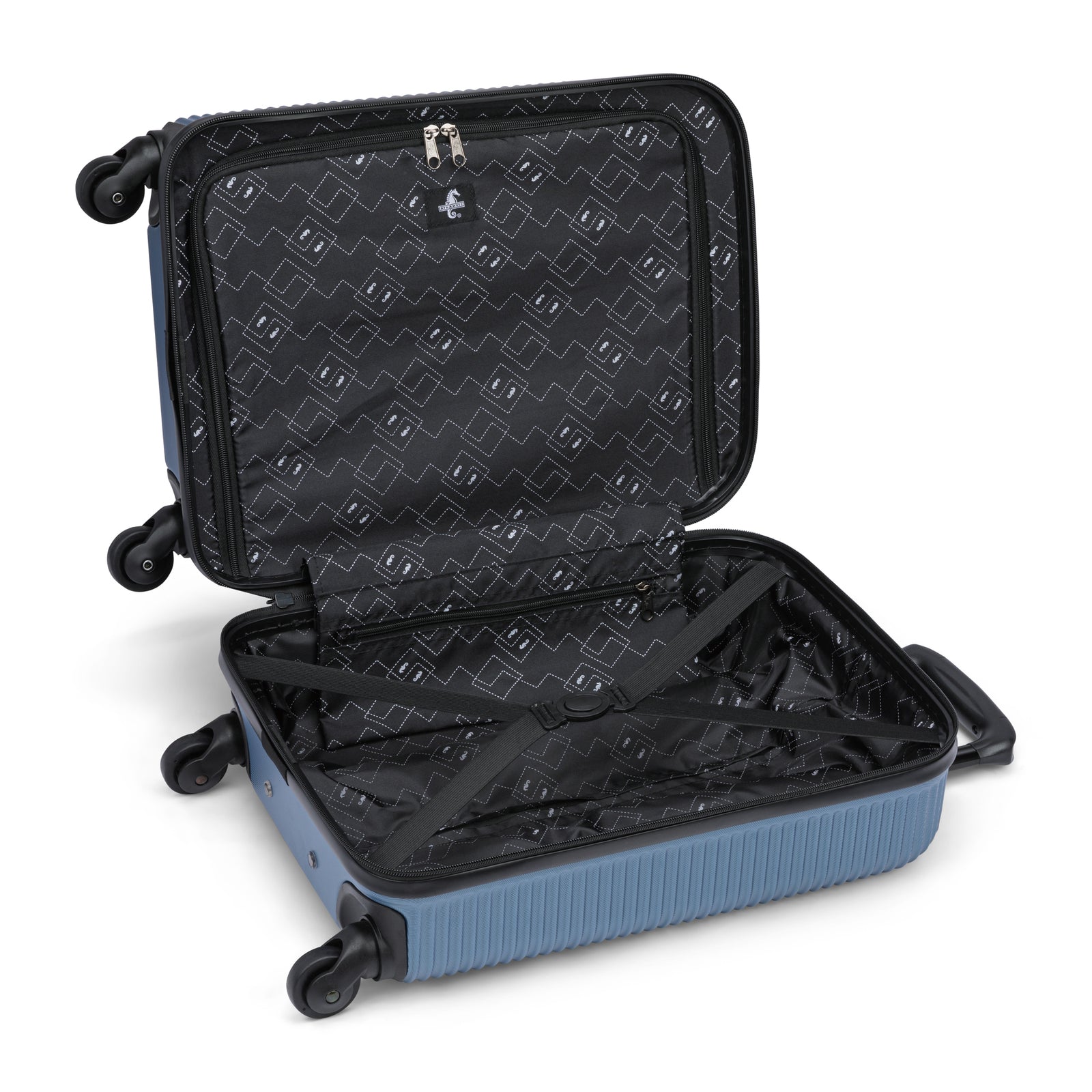Atlantic Swerve 19" Carry-on Luggage Blue Ashes