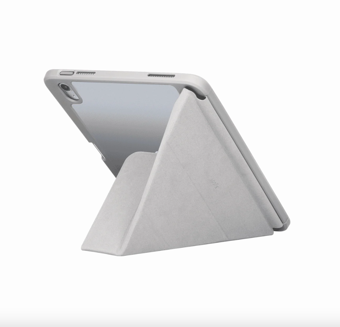 LOGiiX Origami+ Case for 10th Generation iPad 10.9" Stone Grey
