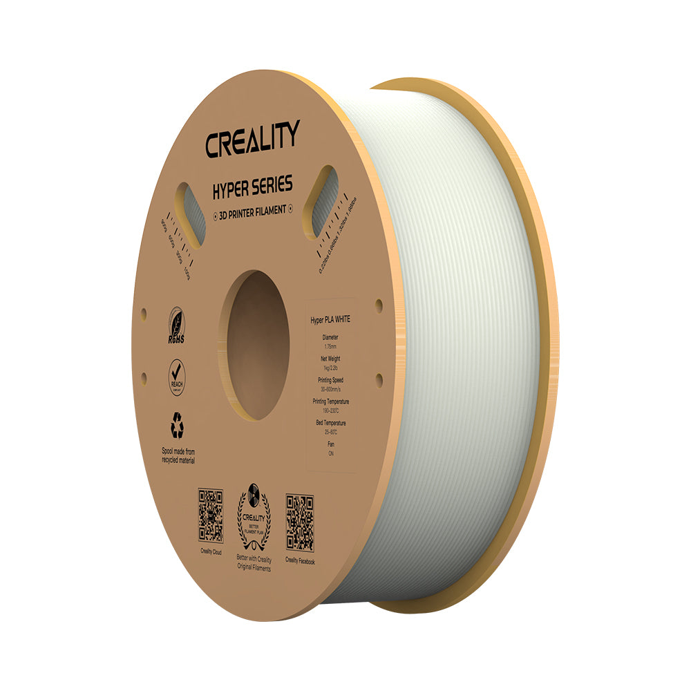 Creality Hyper-PLA 3D Printing Filament White