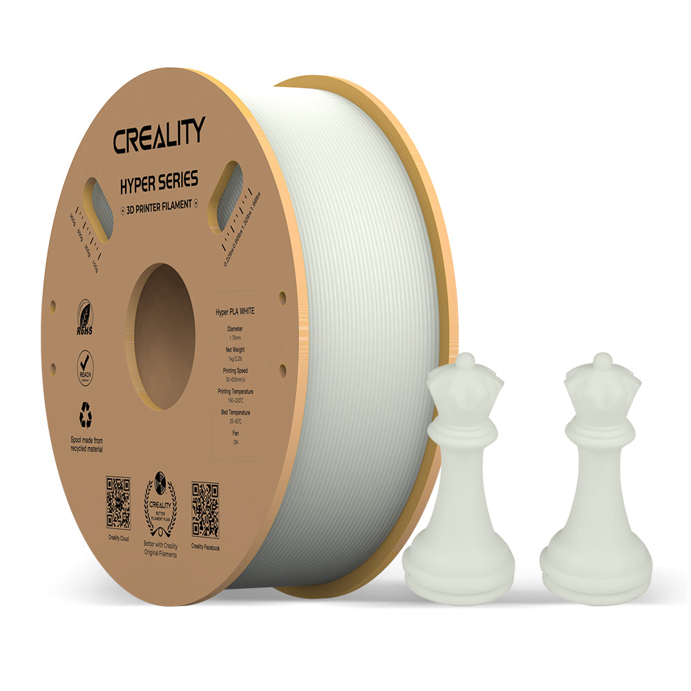 Creality Hyper-PLA 3D Printing Filament White