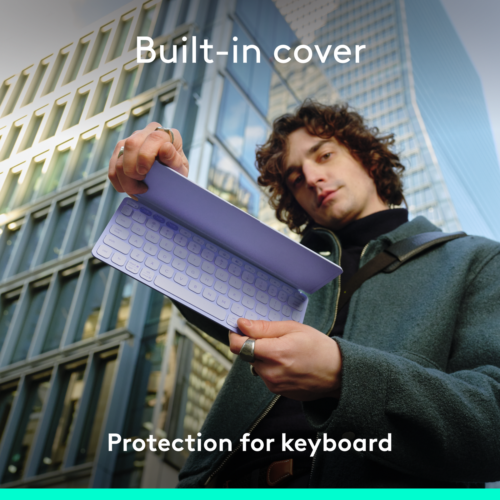 Logitech Keys-To-Go 2 Wireless Keyboard Purple