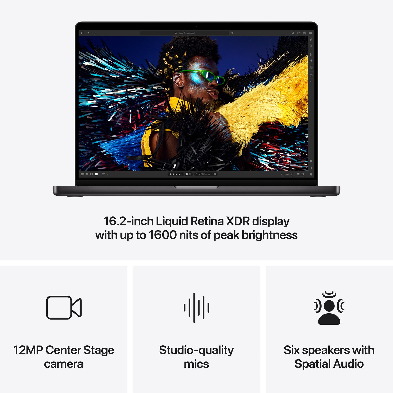 Apple MacBook Pro MX2X3C/A 16.2" Space Black French