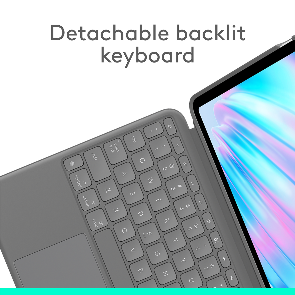 Logitech Combo Touch 920-012626 Keyboard Case for iPad Air 11" M2/M3/M4 Grey