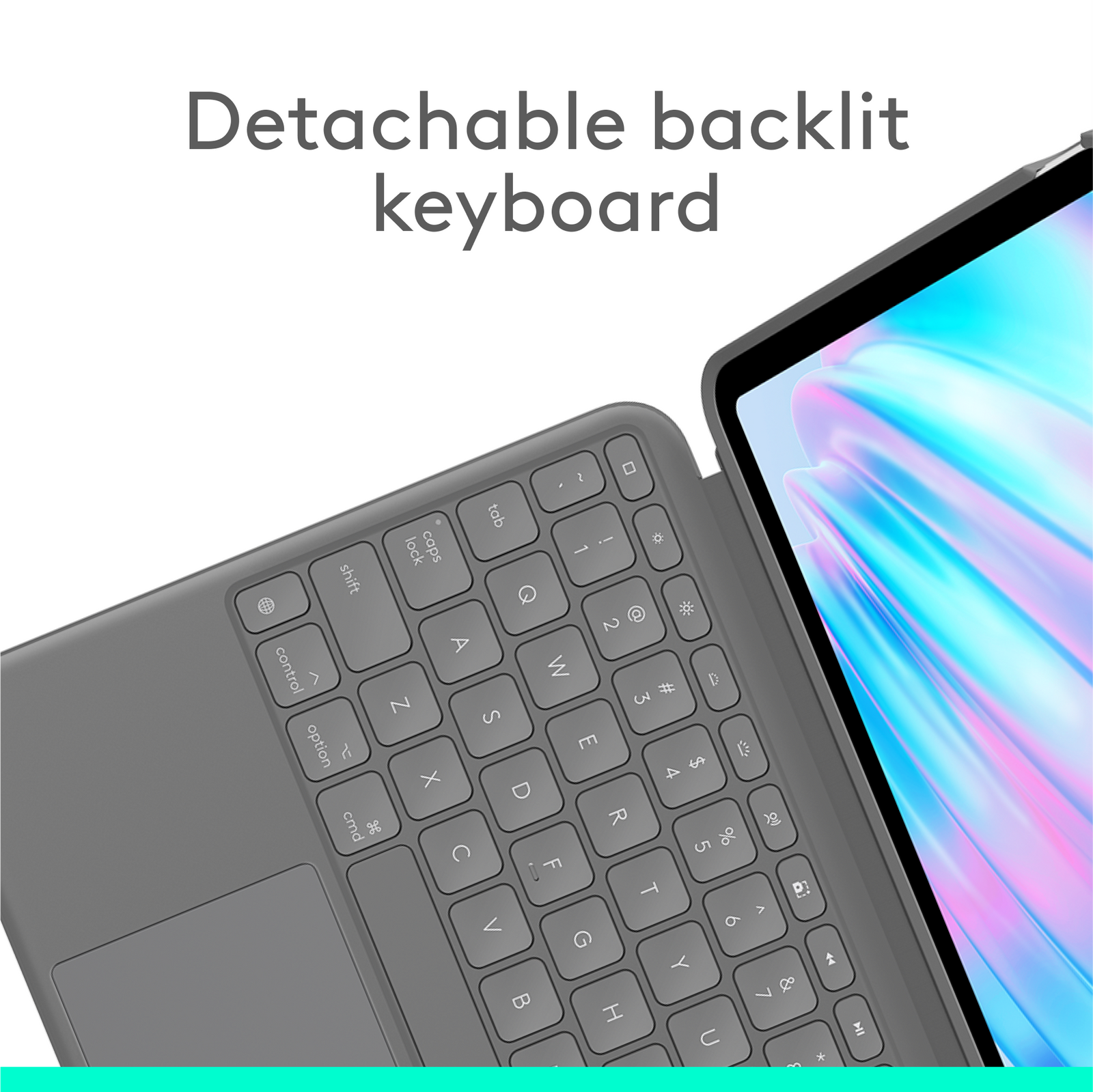 Logitech Combo Touch 920-012626 Keyboard Case for iPad Air 11" M2/M3/M4 Grey