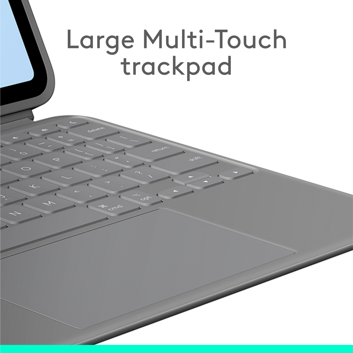 Logitech Combo Touch 920-012626 Keyboard Case for iPad Air 11" M2/M3/M4 Grey