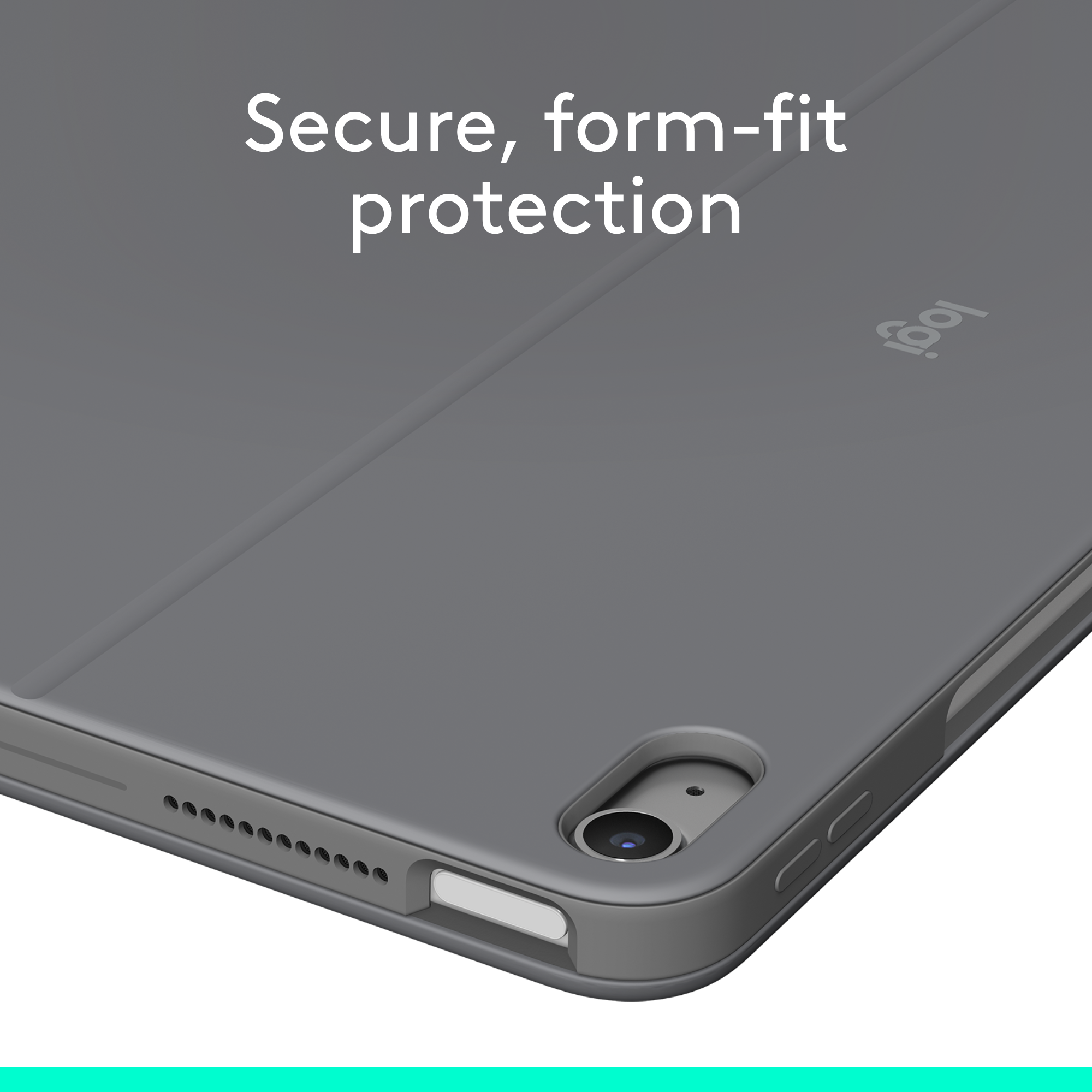 Logitech Combo Touch Keyboard Case for iPad Air 13" Oxford Grey English